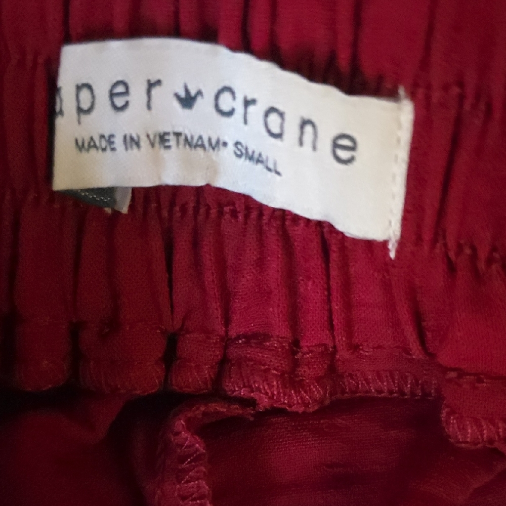 Paper Crane Red Two-Piece Set - Picture 5 of 7